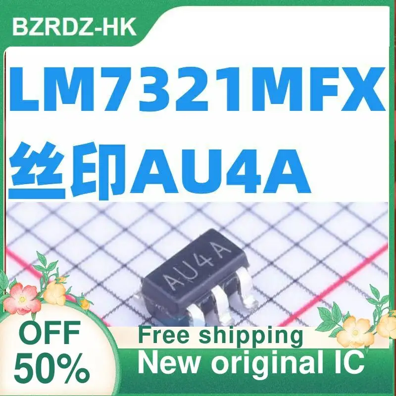 2-10pcs/lot Lm7321mfx/nopb Lm7321mf Sot-23-5 Au4a New Original Ic ...
