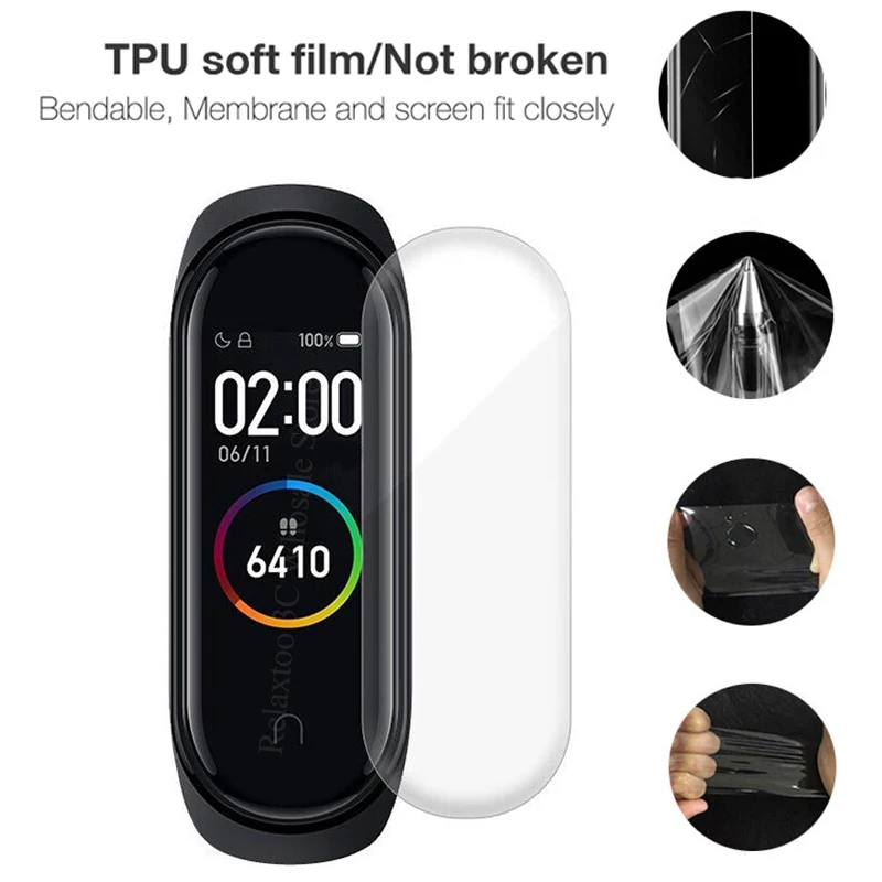 2 в 1 для Xiaomi mi band 4 защитная пленка экрана Mi Band зарядное устройство магнитный USB