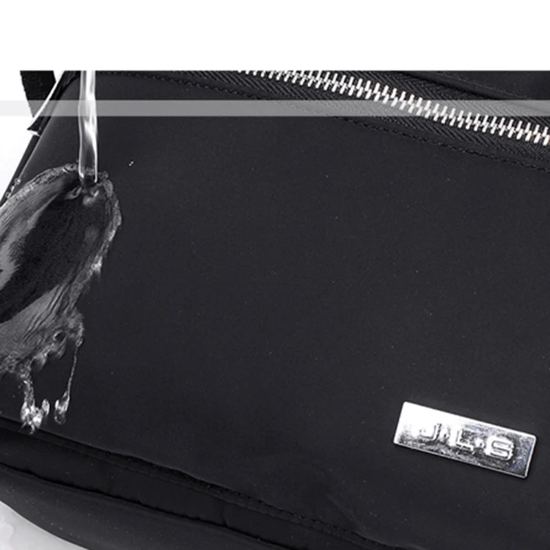 Однотонная мужская сумка с клапаном в студенческом стиле, нейлоновая сумка-мессенджер, легкая практичная сумка на плечо для мужчин, укороченная сумка через плечо