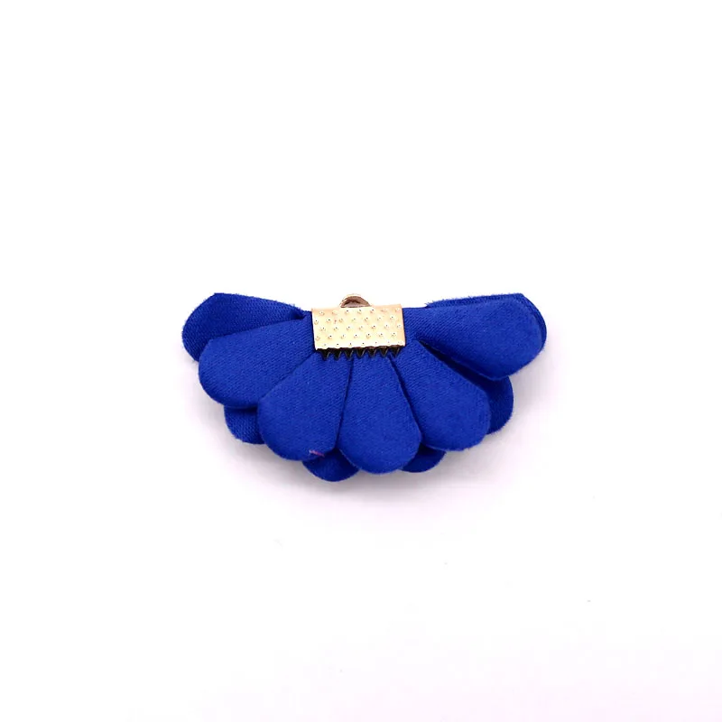 Royal Blue 200 шт, выбор цветов, кисточка, цветок, шелк, полиэстер, подвески, подвеска, серьги, кисточки для ювелирных изделий, сделай сам, рукоделие - Цвет: Royal Blue