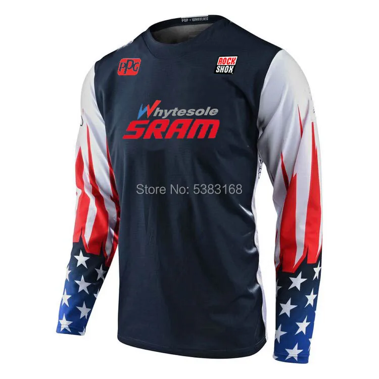 moto jersey maillot ciclismo dh mx moto cross Горные Джерси для бездорожья горный spexcel clycling mtb jersey