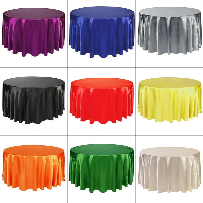 Home Round Table Cover Table Cloth Home Tablecloth Hotel Banquet Wedding Party