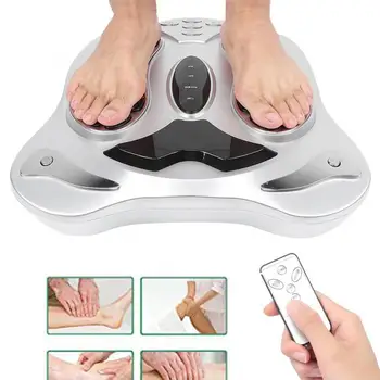 

Massager Silver Electric Foot Massager Infrared Heating Deep Kneading Foot Massage Machine Massagem