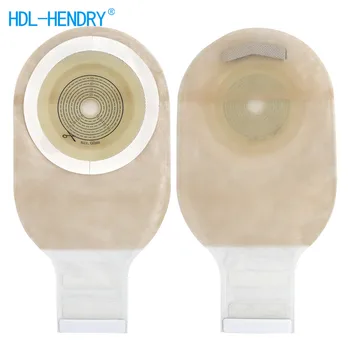 

30 Pcs Colostomy Bags Double Side Non-woven Back Window Ostomy Bags Skin Color Double Layers Stickers Colostomy Bag Anti-leak