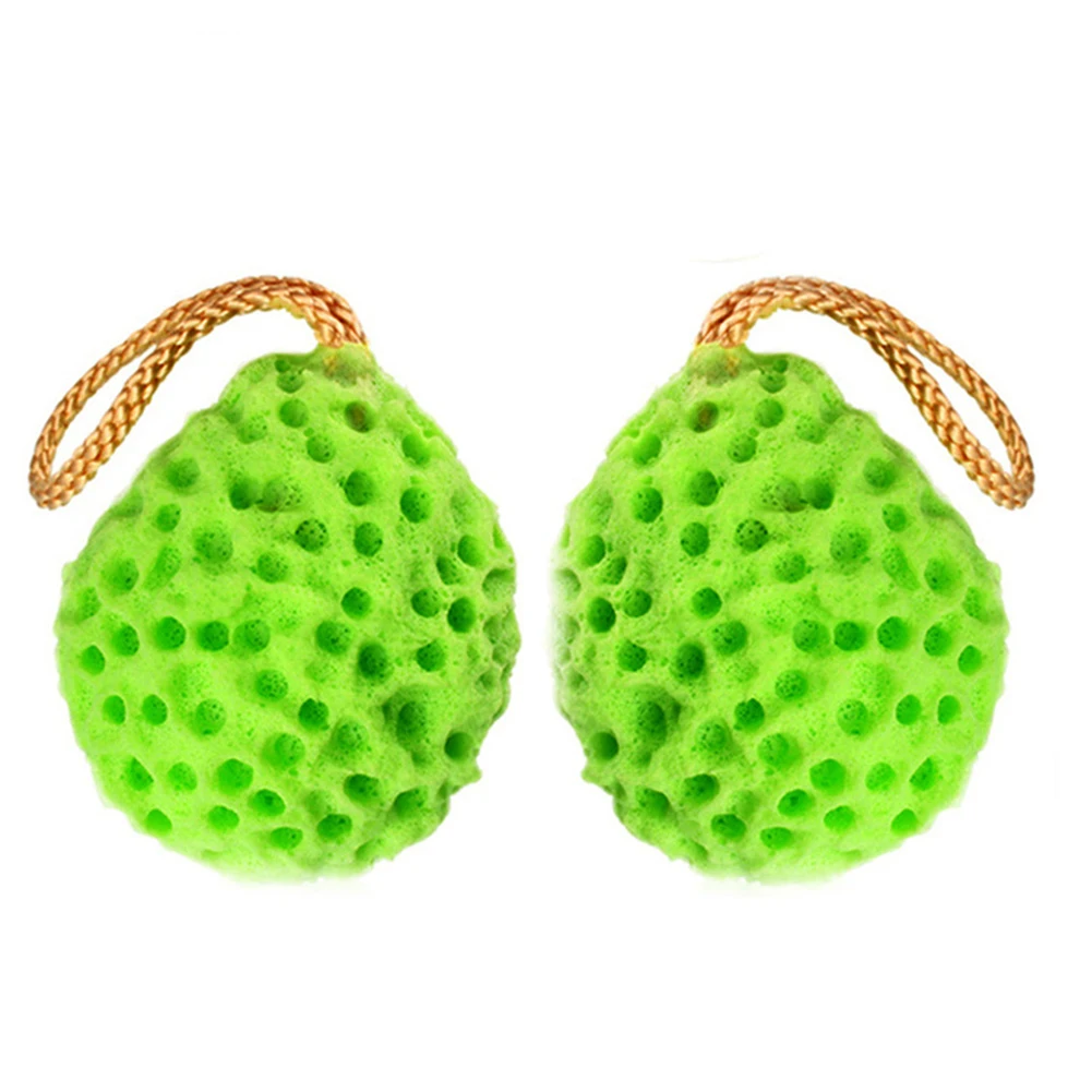 Four Dimensional Oval Honeycomb Baby Bath Sponge Shower Ball Exfoliating Soothing Body Cleaning Sponges& Scrubbers Skin Care