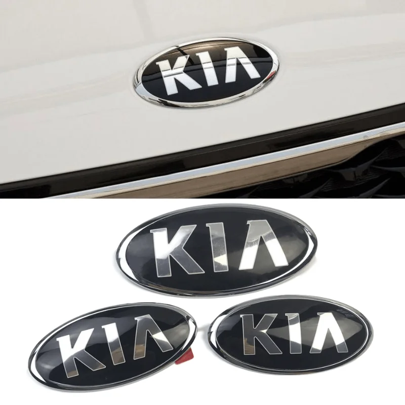 ABS Car Front Grille Emblem Trunk Sticker Decoration for KIA Logo K2 K3 KX3 K4 K5 Cerato Ceed Rio Forte Sportage Sorento Picanto |