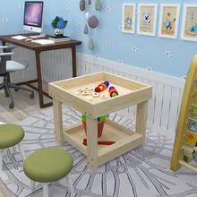 Игровой песочный стол, детский стол для обучения, игрушечный стол shou na zhuo, игрушечный стол, деревянный стол для детей, игровой песочный стол, ji mu zhuo