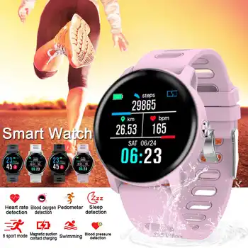 

NEW 1.3'' S08 Smart Watch Pedometer Pressure Index Blood Oxygen Detection Blood Pressure Heart Rate Sleep Detection Sport Watch