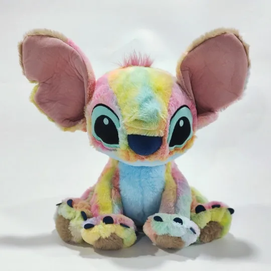 Disney Lilo and Stitch Girlfriend Rainbow colorful "Angel"  Plush Toy 30cm 
