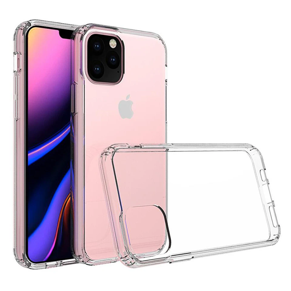 Чехол для iPhone 4 4S 5 5S SE 5C 6 6S 7 8 Plus X XR XS 11 Pro MAX ультратонкий мягкий прозрачный