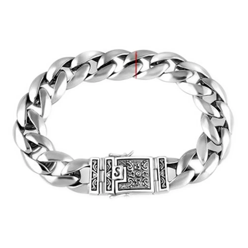 Men's Real 925 Silver Bracelets – Huerta Jewelry