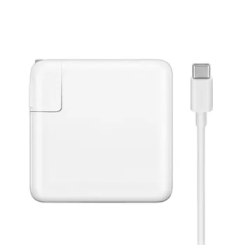 

Portable 61W USB-C Type C Charger Power Supply Adapter Supports PD Fast Charge with Foldable Plug for Apple Macbook Pro Air