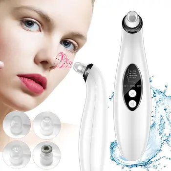 

Electric Vacuum Suction Pore Cleaner Face Cleansing Blackhead Extractor Remover deeper cleansing Blackhead removal tool