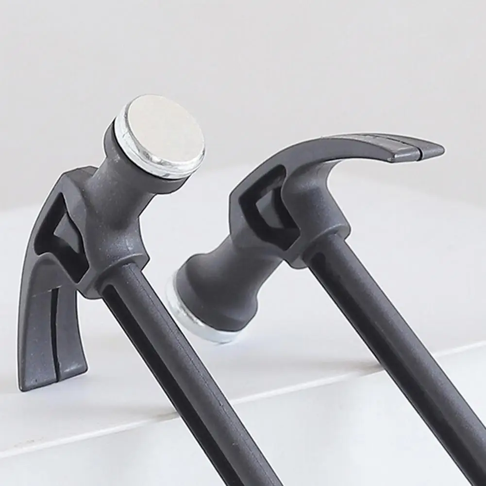 Plastic Handle Mini Hammer Claw Hammer Household Woodworking Nail Puncher Metal Claw Emergency Rescue Tool