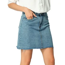 Women Blue Ripped Casual Mini Denim Skirt 2020 Summer New Bodycon Women Skirt Basic Pocket Jeans Skirt Mid Waist Skirt Women Blue Ripped Casual Mini Denim Skirt 2020 Summer New Bodycon Women Skirt Basic Pocket Jeans Skirt Mid Waist Skirt