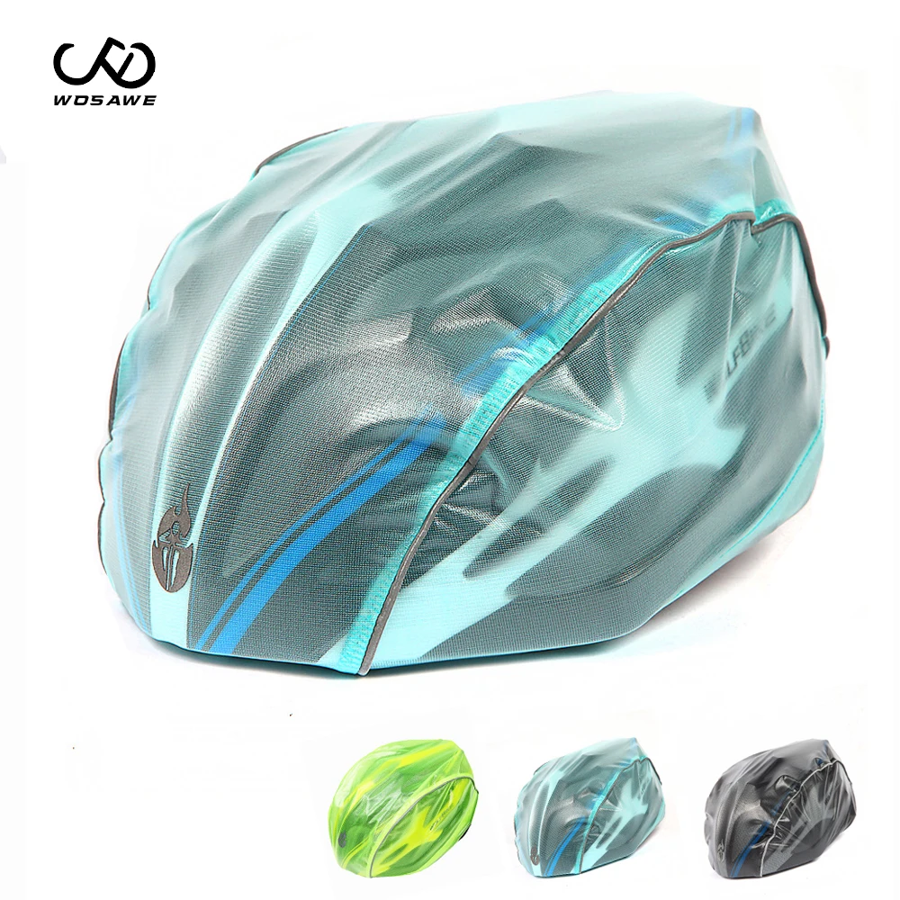 

WOSAWE Rain Ciclismo Cap Waterproof protector Ultralight Bicycle Helmet Cover Rainproof Downhill MTB Road Bike Cycling Helmet