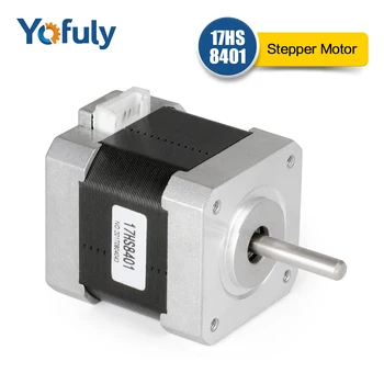 

17HS8401 NEMA 17 Stepper Motor 4-lead 48mm/ 1.8A/ 1.8ohm with 1m Cables for CNC Laser Machine and 3D Printer