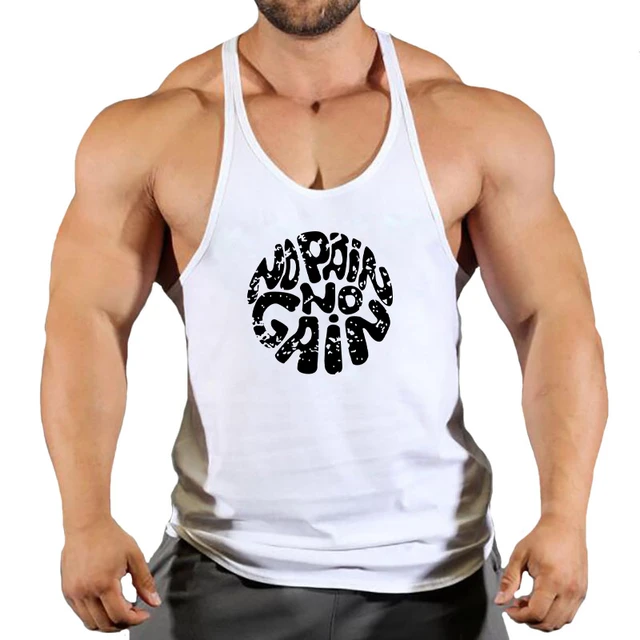 Lo mejor camisetas gym hombre - Camisetas de tirantes 2024 - Aliexpress