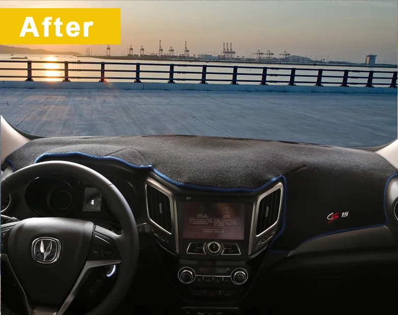 Для Changan CS15 крышка приборной панели автомобиля тире коврик солнцезащитный тент КОВРИК КОВРЫ анти-УФ аксессуары