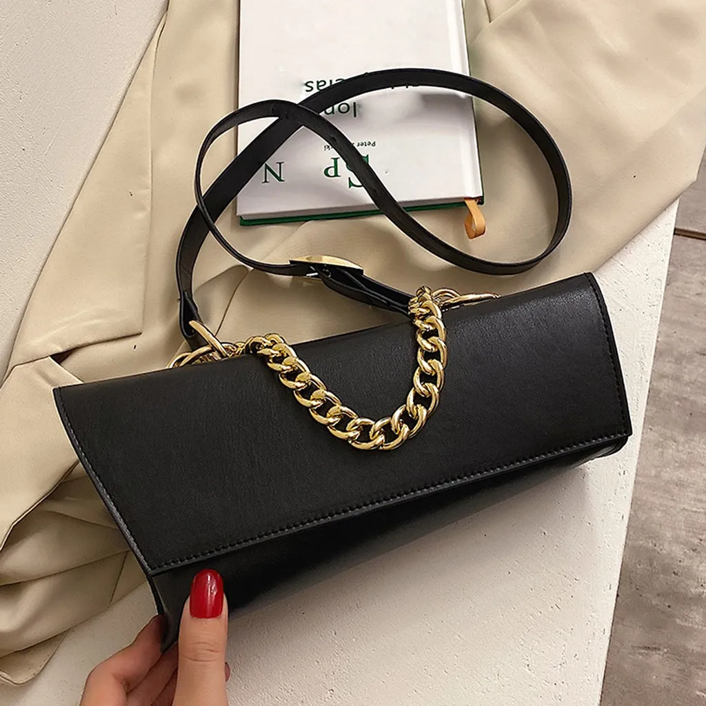 

Women's Fashion Trend Outdoor Solid Color Leather Shoulder Bag Messenger Bag Large Capacity Ladies Handbags Crossbody bag