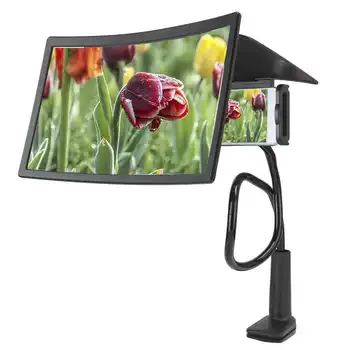 

subwoofer speakers 12'' Curved Mobile Phone Screen Amplifier Video with and Light Shield speaker