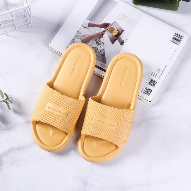 Slipper Female Indoor Non-Slip Men's Home Soft Bottom Bathroom Bath Home EVA Slipper Couple Mens House Shoes Men's Shoes