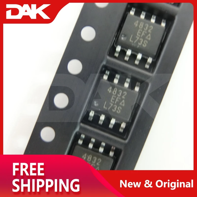 10 шт. AO4832 MOSFET 2N-CH 30V 10A 8 СОП IC-CHIP 4832