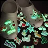 1pcs PVC Glowing Croc Charms Decorations Medical Accessories Fluorescence Animals JIBZ Croc Shoe Charms Designer Doctors Gift ► Photo 1/5