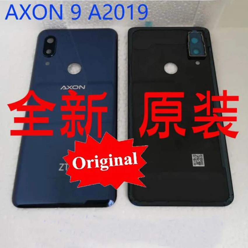 Батарея задняя крышка для zte Axon 9 Pro A2019 Axon9 Pro A2019g Корпус двери задний Чехол с Камера Передняя сенсорная панель