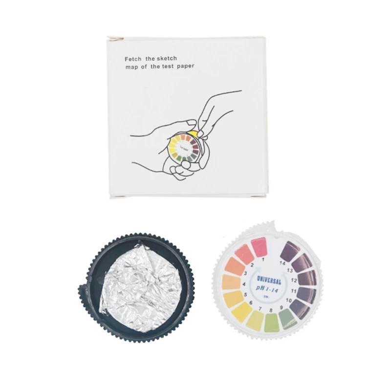 Strisce Reattive Ph Strisce Di Carta Per Test Ph Universali Misura Ph Gamma Completa 0-14 16.4 Ft/Roll Misura Test Ph