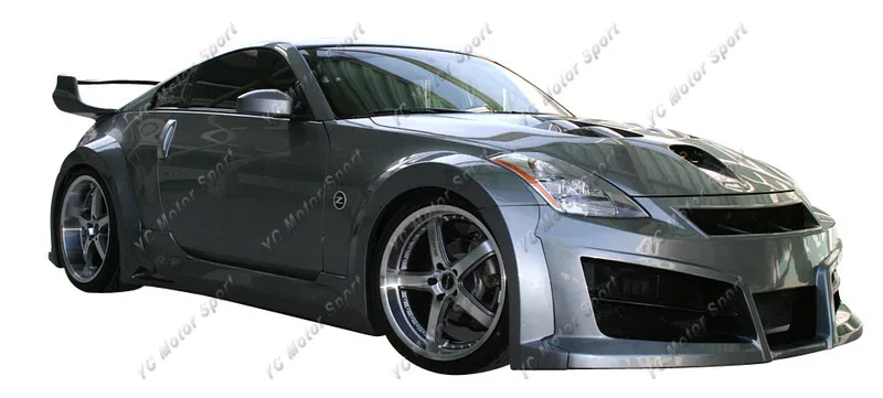 2002-2008 Nissan 350Z Z33 IbherDesign HAVOC Wide Style Body Kit FRP (11)