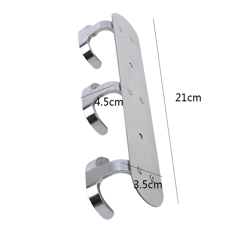 Towel Clothes Hanger Hook Rack Stainless Steel Wall Mount Hook Rack Rail Hook Rack Coat For Bathroom Kitchen Bedroom