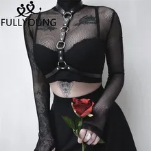 Fullyoung,, готика, Харадзюку, кожаный жгут, женский пояс, для тела, связывание, сексуальный, грудь, жгут, пояс, белье, бюст, клетка