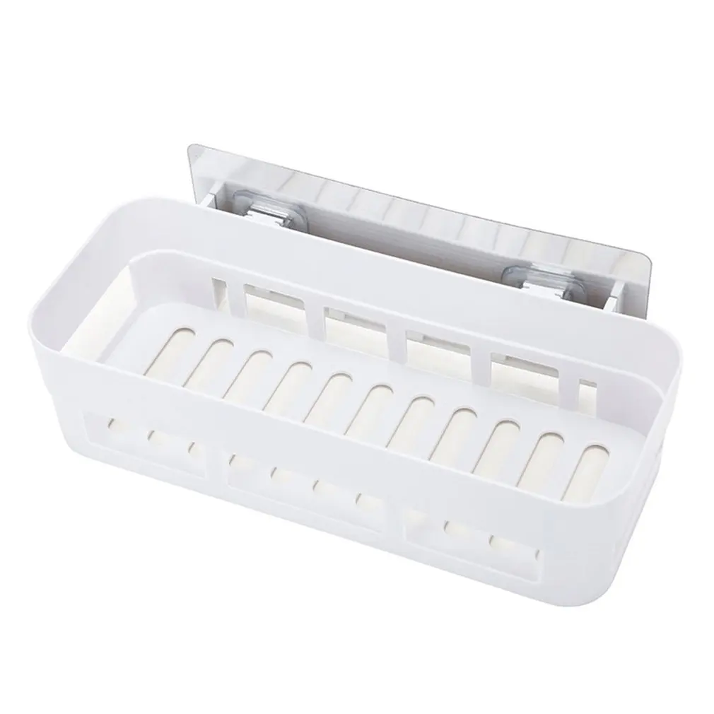 Bathroom Shelves Suction Cup Wall-mounted Perforation-Free Toilet Storage Rack Environmental Friendly Durable | Обустройство дома
