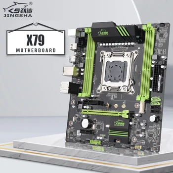 

JINGSHA X79 Motherboard LGA2011 CPU 4 Channel DDR3 Up to 64GB MATX USB3.0 SATA3 PCI-E NVME M.2 SSD X79 LGA 2011 Motherbboard