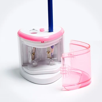 

Electric Pencil Sharpener Portable Double Hole for Student Classroom Home Office UY8