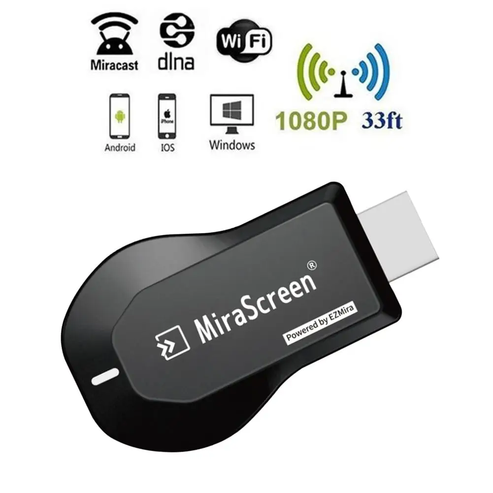 ТВ-приемник M2 Pro, Wi-Fi дисплей, приемник Anycast DLNA Miracast Airplay, зеркальный экран, HDMI-совместимый адаптер, адаптер для экрана Mira
