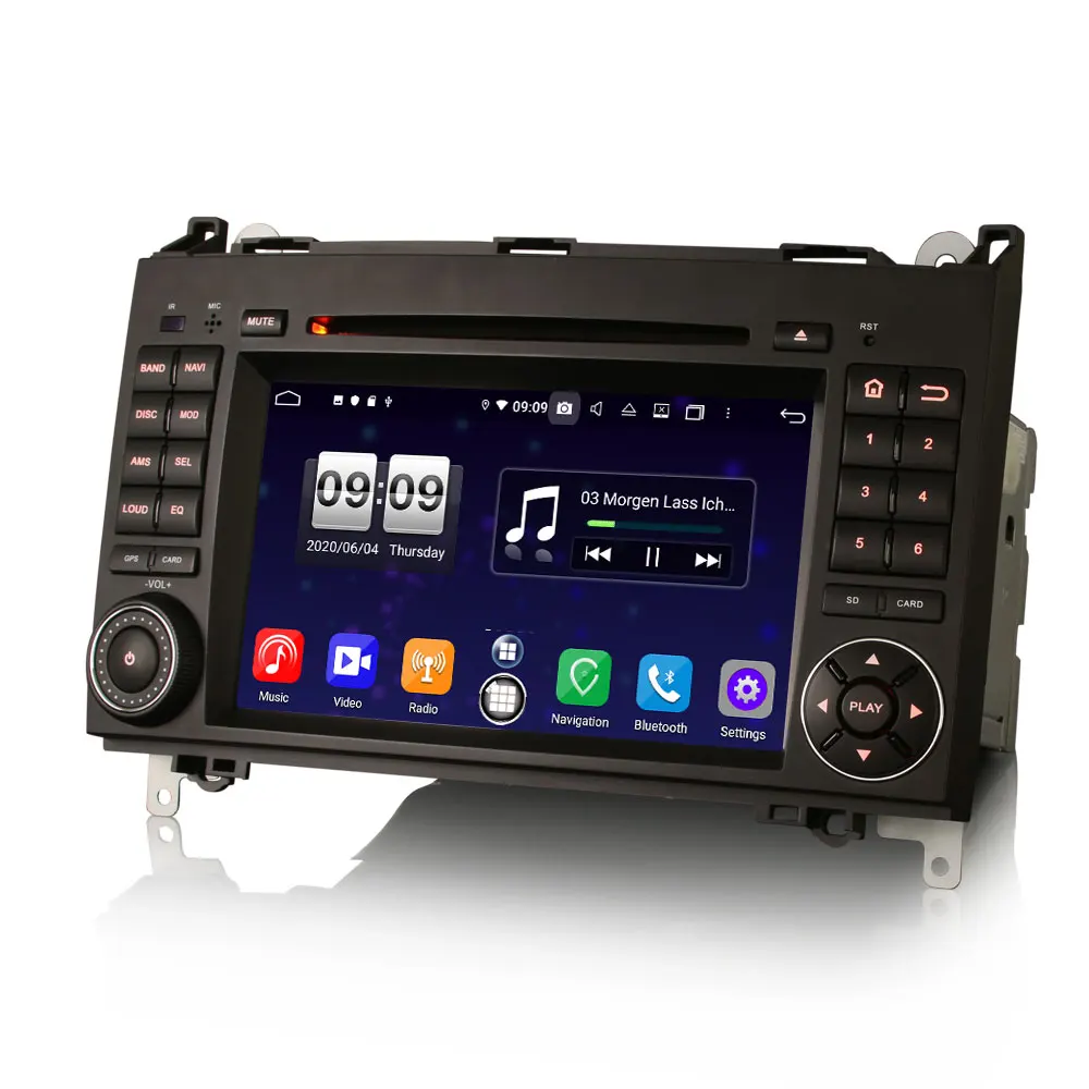 7 &quotAndroid 10 0 OS автомобильный DVD Мультимедиа GPS Радио система плеер для Volkswagen Crafter 2006