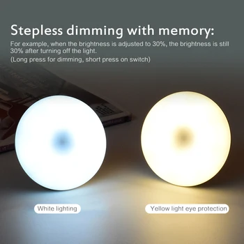 

Operated WC Bedside Lamp for Room Hallway Pathway Toilet Nightlight New Night Light Smart Motion Sensor LED Night Lamp Battery