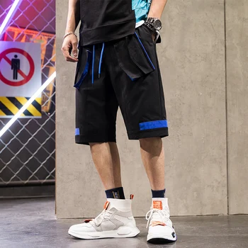 

Summer Bermuda Men's Shorts Fashion Design Harajuku Homme Short Pant 2020 New Hot Sale Knee Length Leisure Man Short Pants