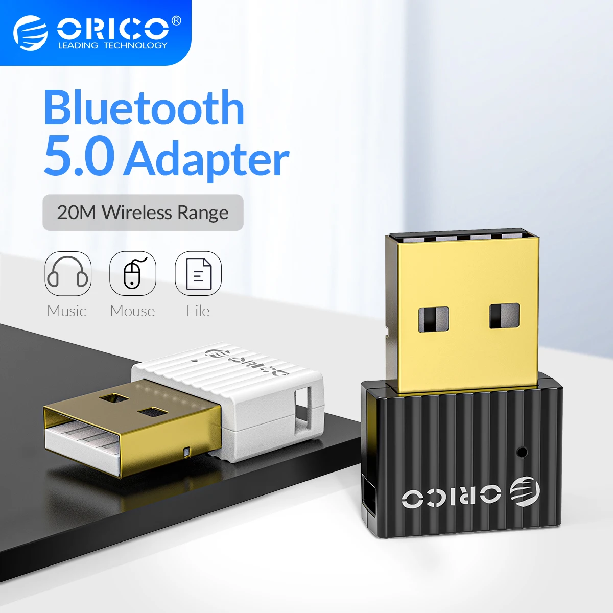 ORICO BT 5.0 Mini Wireless USB Bluetooth Dongle Adapter 5.0 Music Audio