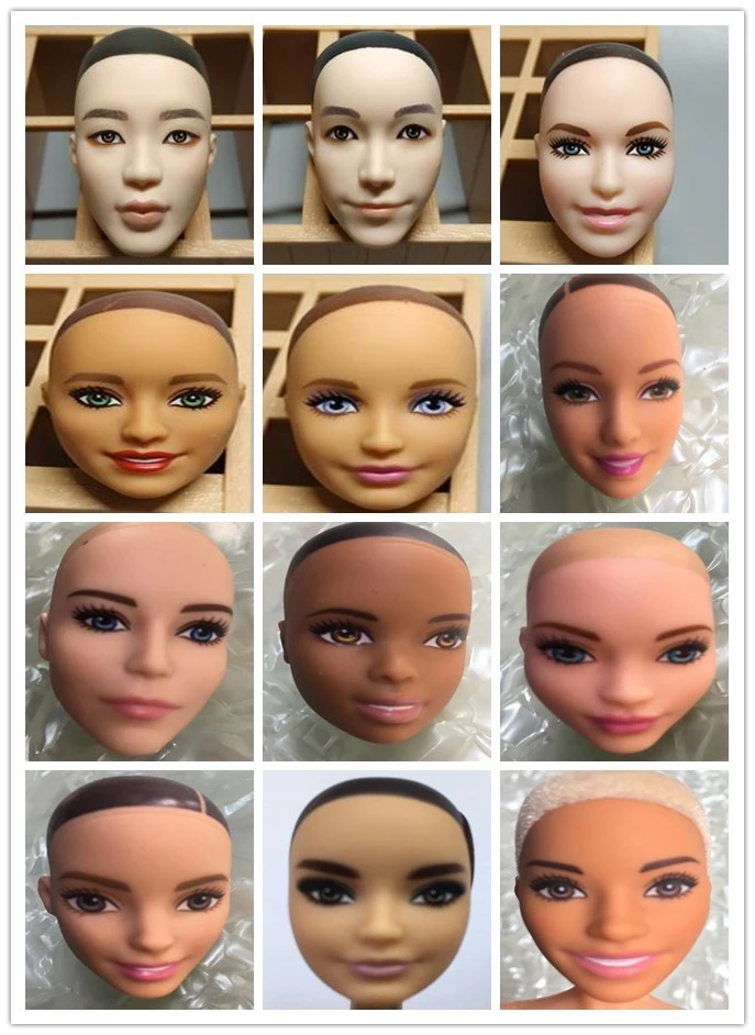 makeup doll head for kids
