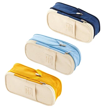 

Large Capacity Pencil Case Office University College Large Capacity Bag Folder Storage Box