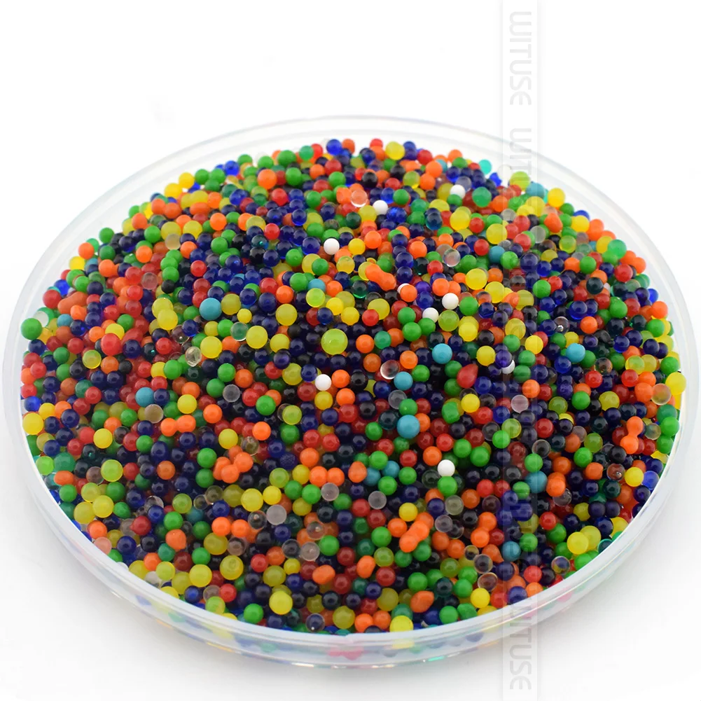 5000-20000pcs Soilless Plant Crystal Soil Mud Grow Water Beads Hydrogel Magic Jelly Balls 6-8mm Bio Gel Ball Plants Flower Decor