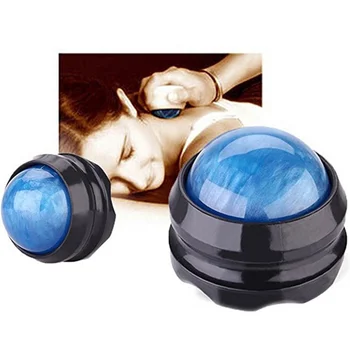 

2pcs Manual Massage Ball Pain Relief Roller Self Massage Therapy and Relax Massage Roller for Sore Muscle(Blue)