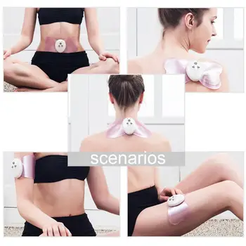

New Practical Butterfly Design Body Muscle Massager Electronic Slimming Massager for Fitness 4 Led Lights Display