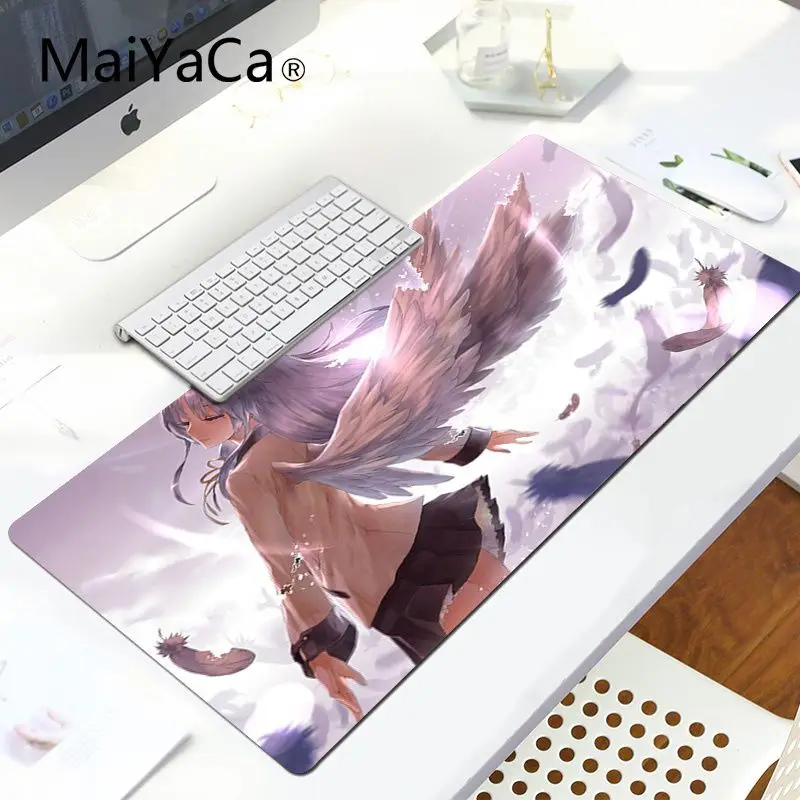 LockEdge 30X90cm MaiYaCa Sword Art онлайн и аниме коврики для мышки ноутбук коврик для мышки в стиле аниме Удобная мышка коврик игровая защелка для мыши - Цвет: LockEdge 30X90cm