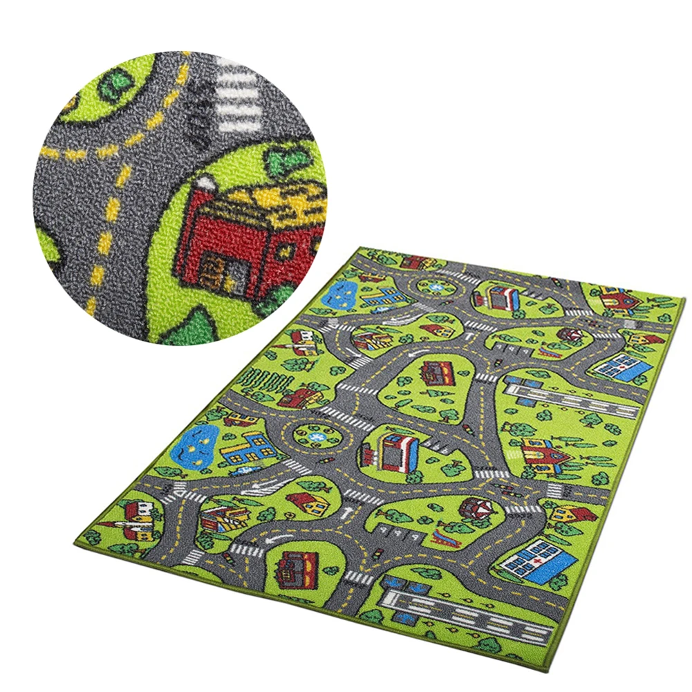 buy Decoration Infant Home Preschool Toys Educational Carpet Waterproof Thick Non Slip Cartoon Pattern