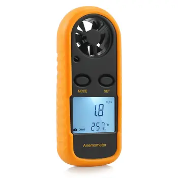 

Car LCD Digital Anemometer Wind Speed Scale Gauge Meter Thermometer Tester Handheld Instrument Accessories For Boat RV Camper