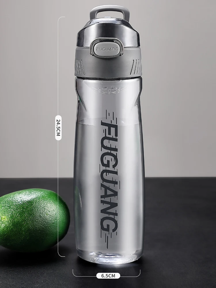 Summer Portable Water Cups Crystal Water Bottle Space Cup Outdoor Sports Bottle Student Male Plastic Large Capacity 50sh11222